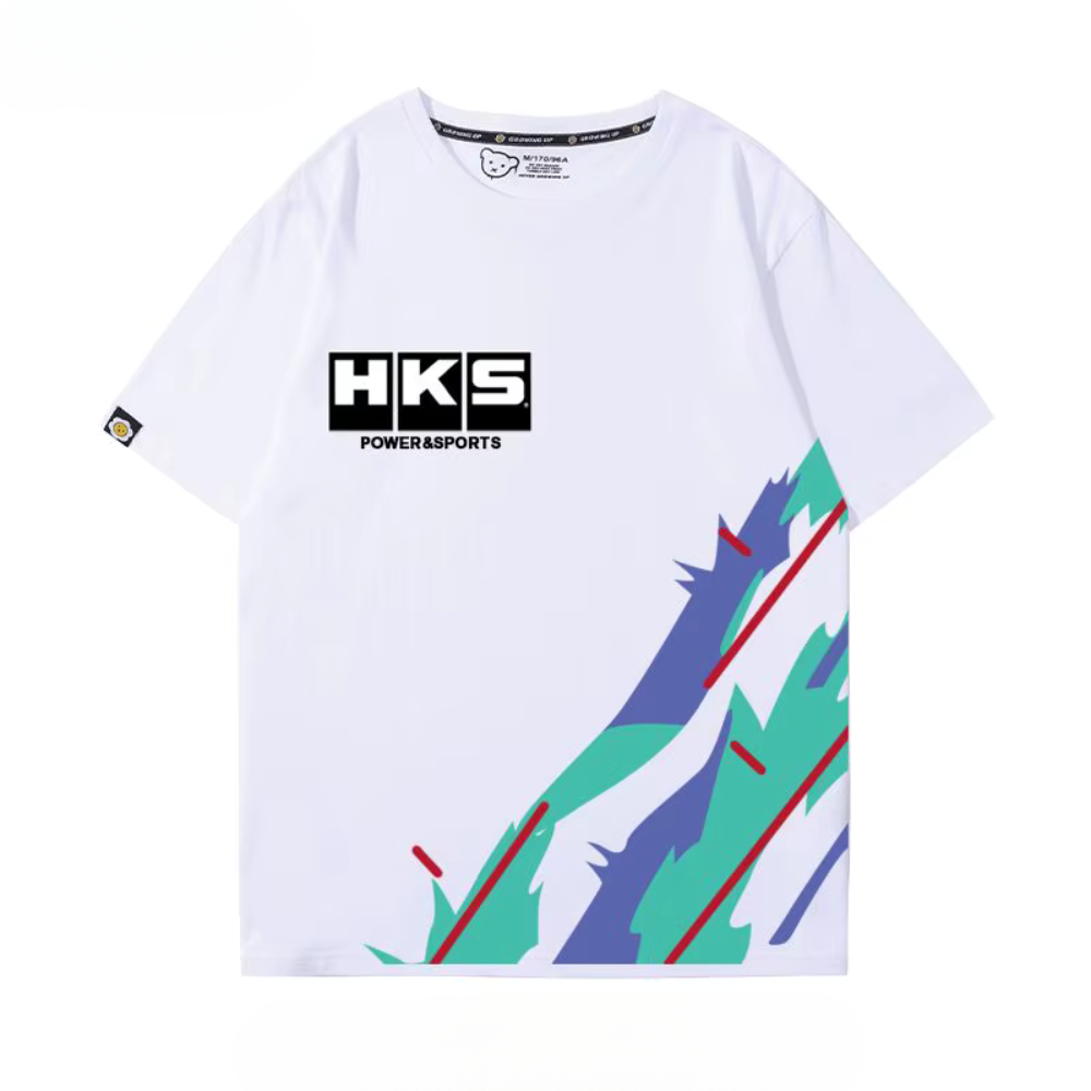 Camiseta JDM HKS – Estilo Racing Japonês para Verdadeiros Gearheads