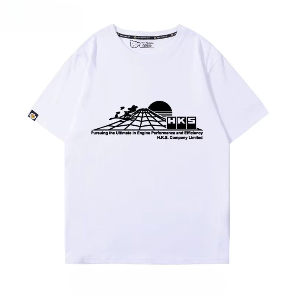 Camiseta JDM HKS – Estilo Racing Japonês para Verdadeiros Gearheads