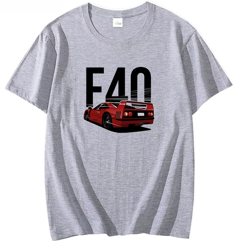 Camiseta Estilo Ferrari F40 – Cultura Automotiva