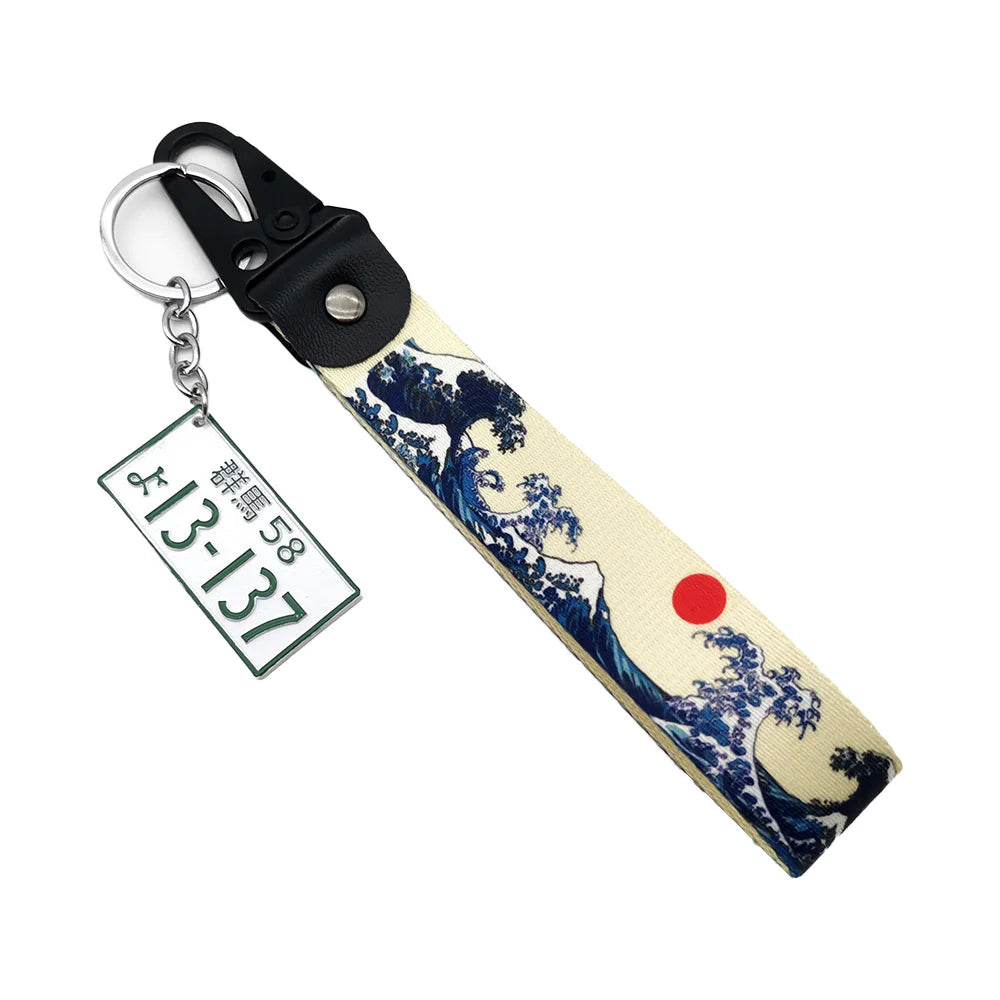 Chaveiro JDM Placa Japonesa – Estilo Racing Importado