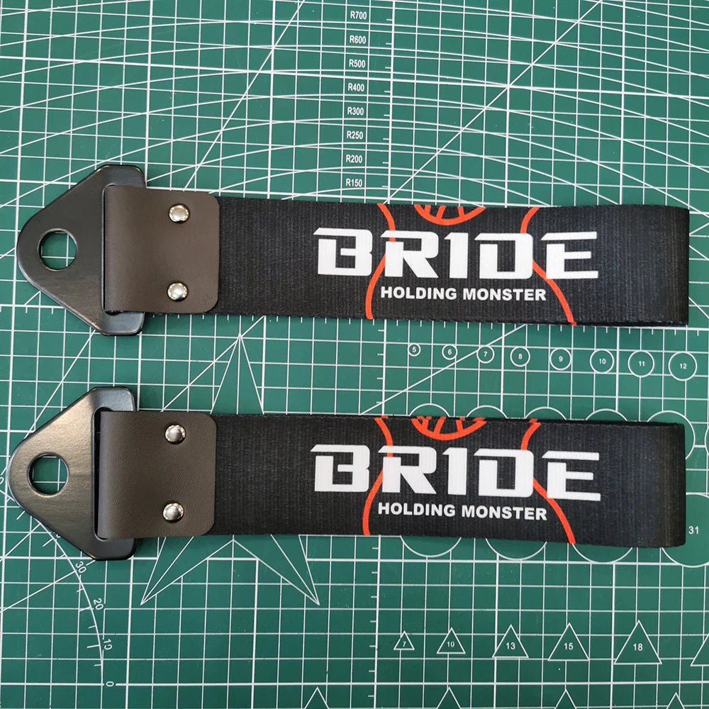 Cinta Rebocável Decorativa JDM – Estilo Drift com Fita Colorida
