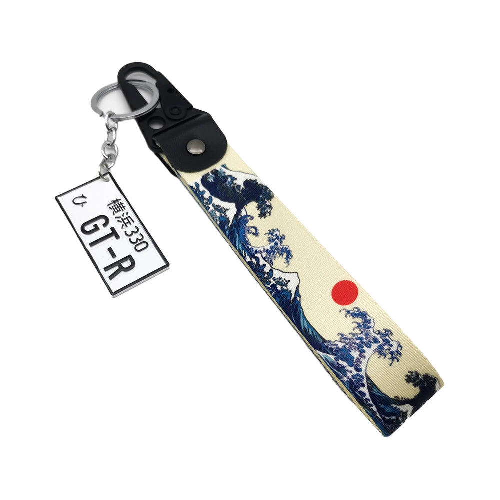 Chaveiro JDM Placa Japonesa – Estilo Racing Importado