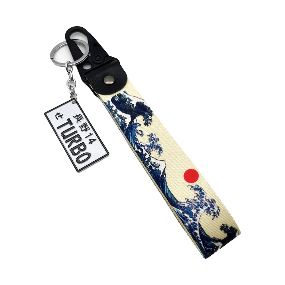 Chaveiro JDM Placa Japonesa – Estilo Racing Importado