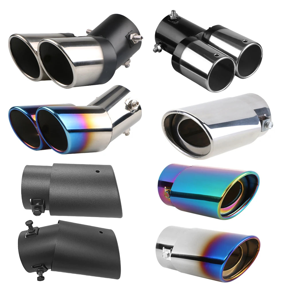 Ponteira Esportiva Inox Universal – Vários Modelos e Acabamentos
