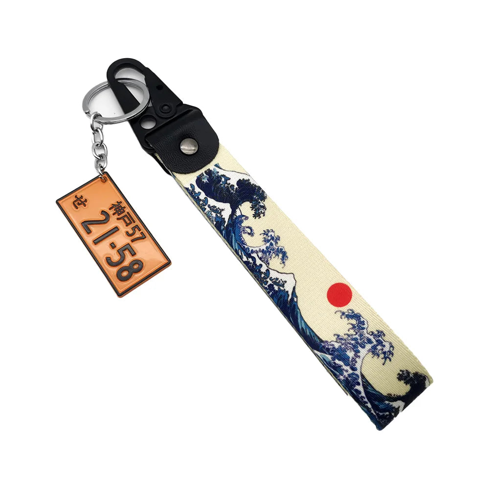 Chaveiro JDM Placa Japonesa – Estilo Racing Importado