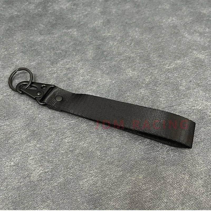 Chaveiro de Fita em Cor Sólida — Cordão de Pulso para Chaves, Cintos, Carteiras e Carros | Presente Elegante Masculino e Feminino
