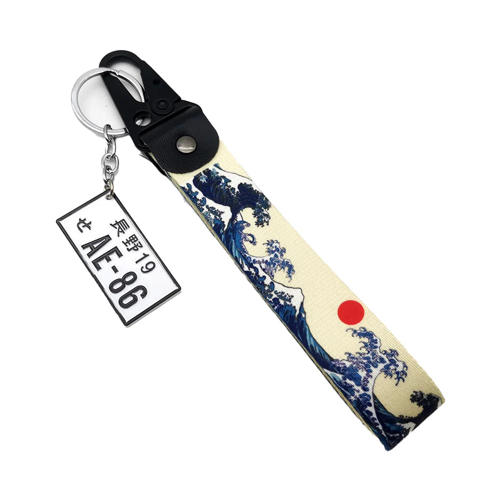 Chaveiro JDM Placa Japonesa – Estilo Racing Importado