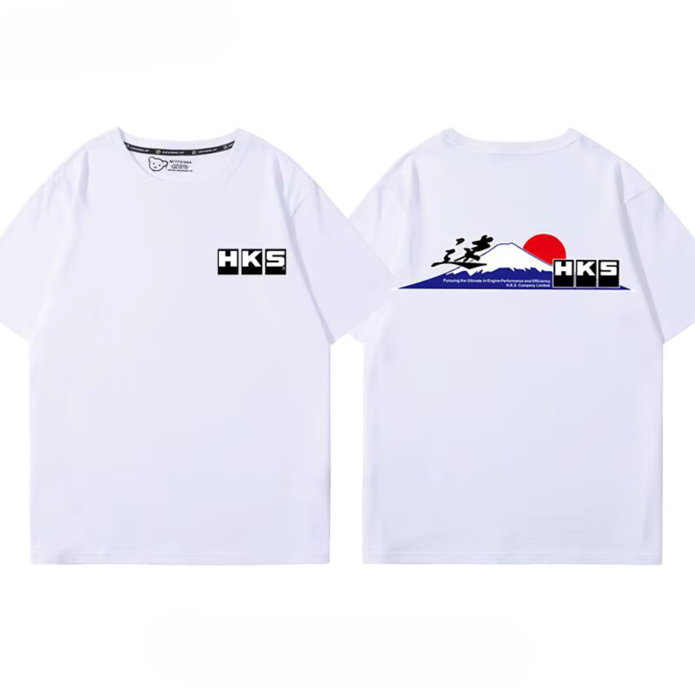 Camiseta JDM HKS – Estilo Racing Japonês para Verdadeiros Gearheads