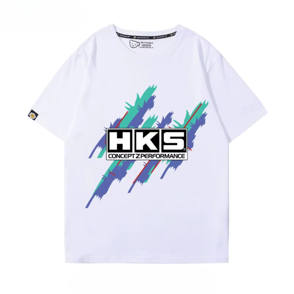Camiseta JDM HKS – Estilo Racing Japonês para Verdadeiros Gearheads