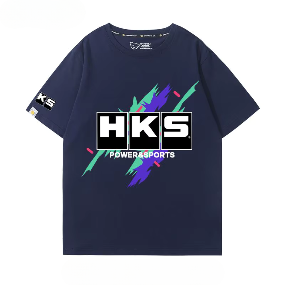Camiseta JDM HKS – Estilo Racing Japonês para Verdadeiros Gearheads