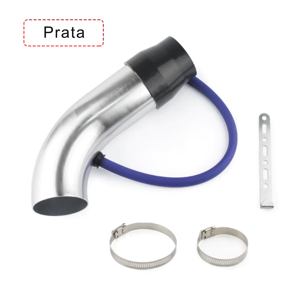 Tubo de Admissão 75mm – Sistema Intake Frio Universal Alumínio
