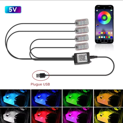 Faixa de LED Neon RGB – Controle por App e Modo Música