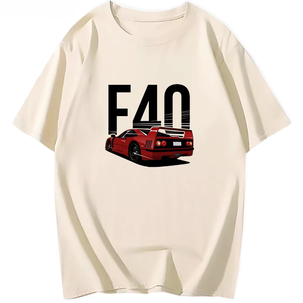 Camiseta Estilo Ferrari F40 – Cultura Automotiva