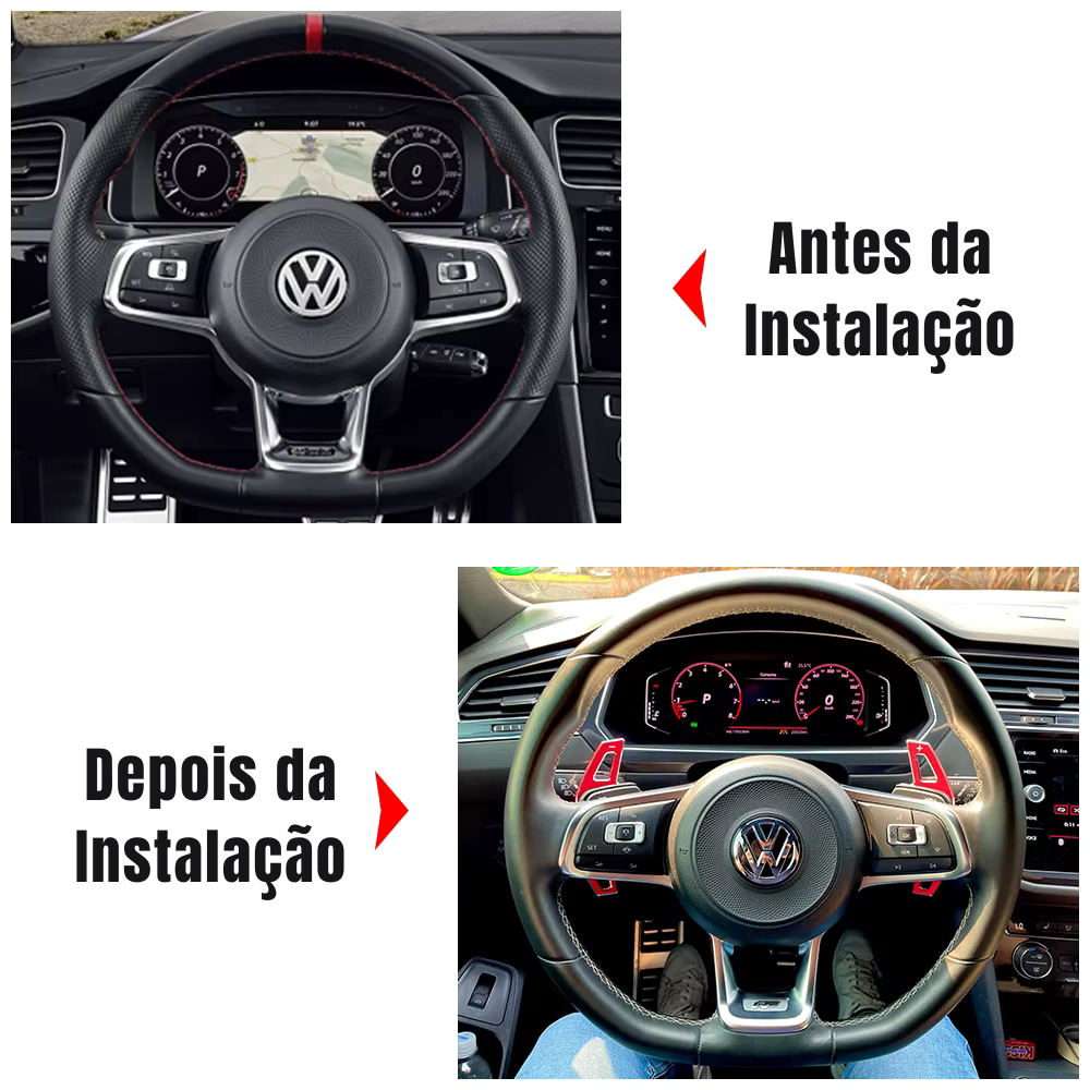 Paddle Shifters Alumínio DSG para VW Volkswagen Golf7/GTI R Rline/GTE/GTD/MK7