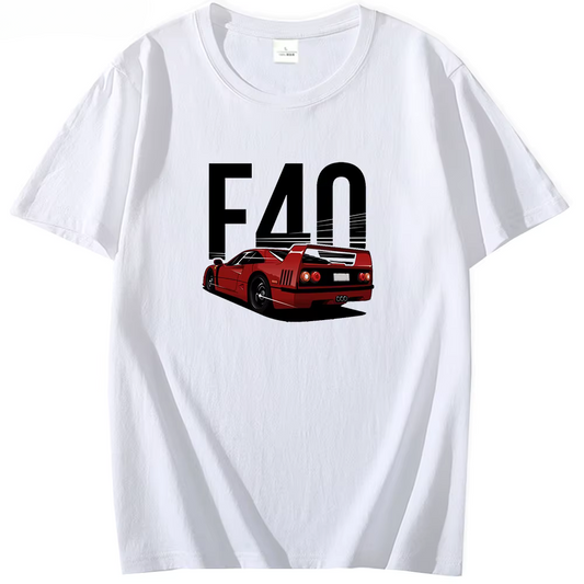 Camiseta Estilo Ferrari F40 – Cultura Automotiva