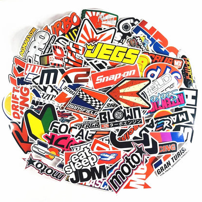 Kit Adesivos JDM 10 a 100 Unidades – Graffiti Racing Style