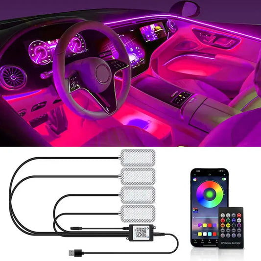 Faixa de LED Neon RGB – Controle por App e Modo Música