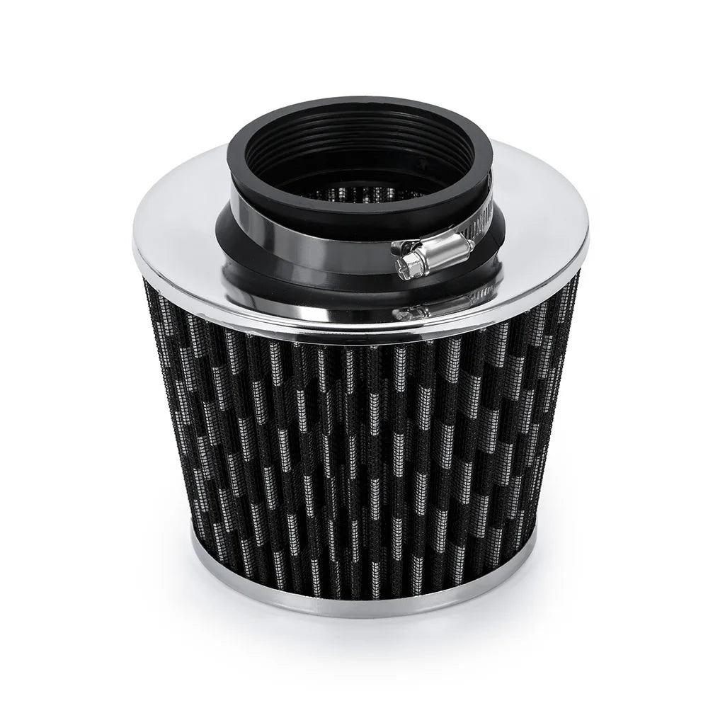 Kit Intake Turbo Universal 3″ (76mm) com Filtro de Ar Esportivo