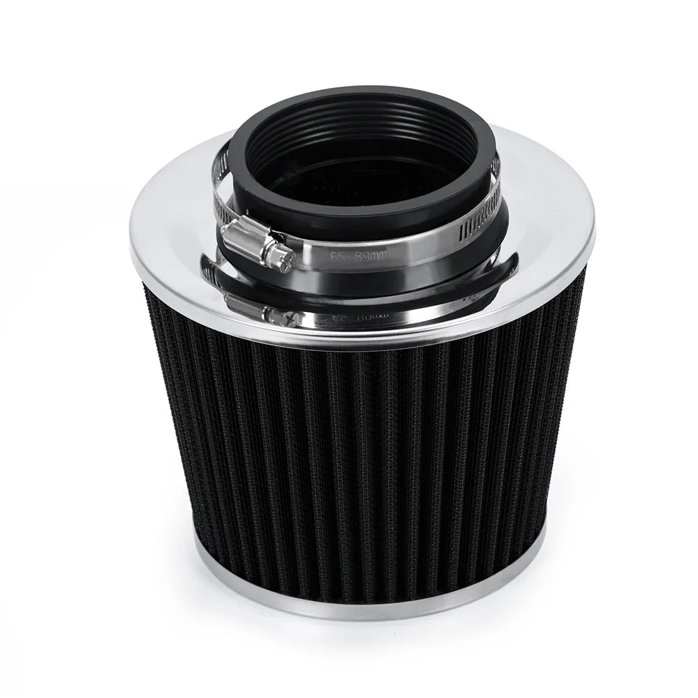 Kit Intake Turbo Universal 3″ (76mm) com Filtro de Ar Esportivo