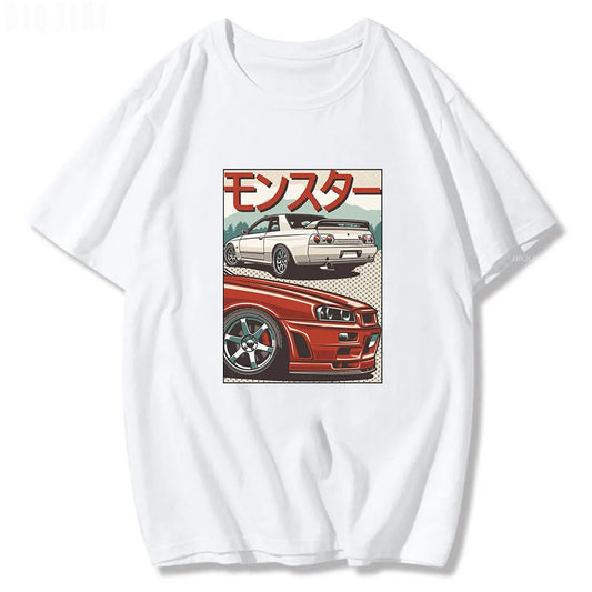 Camiseta CRX Del Sol Retrô – Estilo Japão Anos 90