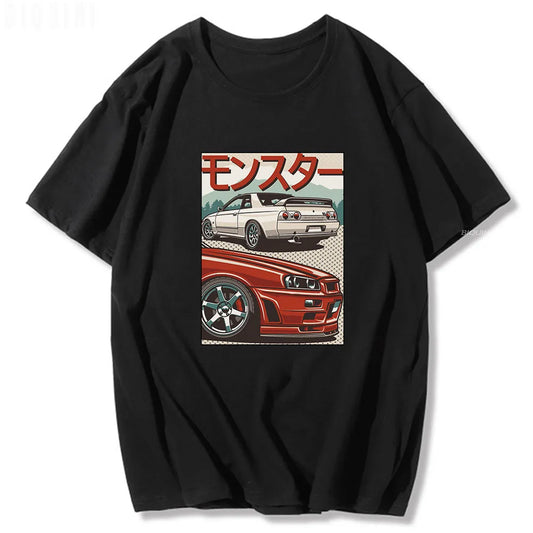 Camiseta CRX Del Sol Retrô – Estilo Japão Anos 90