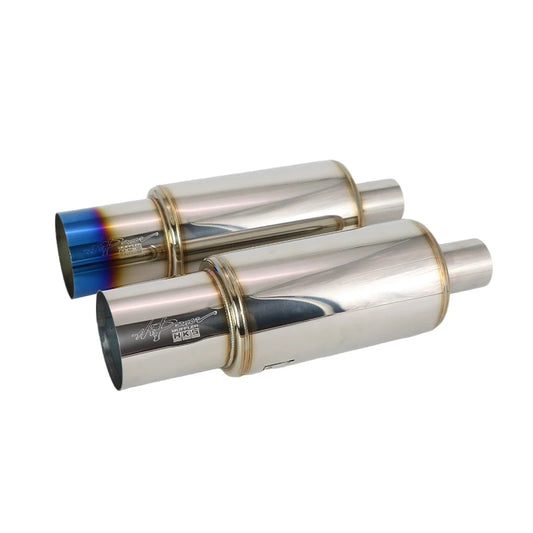 Abafador Esportivo Inox HKS Replica Universal – Som Encorpado e Fácil Instalação