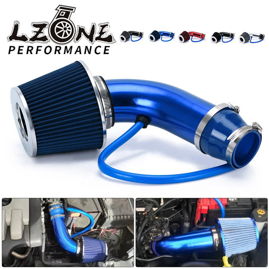 Kit Intake Turbo Universal 3″ (76mm) com Filtro de Ar Esportivo