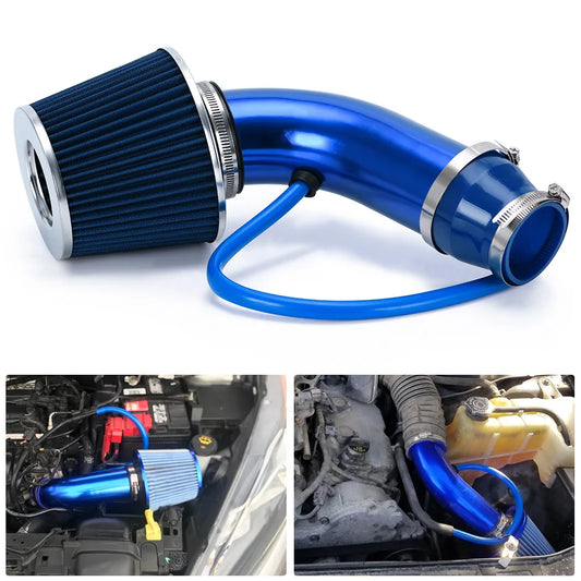 Kit Intake Turbo Universal 3″ (76mm) com Filtro de Ar Esportivo