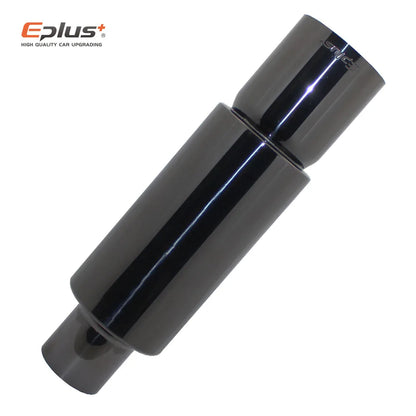 Abafador esportivo em inox multicolorido estilo JDM universal nas cores azul, dourado e prata para carros.