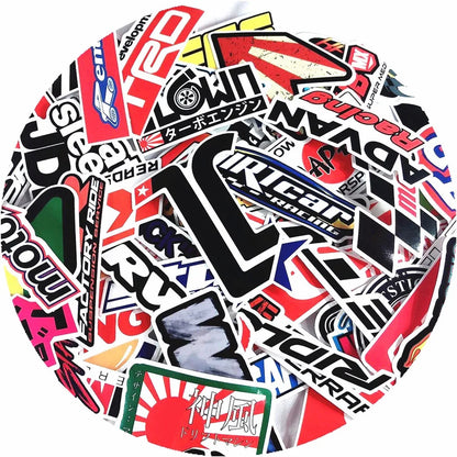 Kit Adesivos JDM 10 a 100 Unidades – Graffiti Racing Style