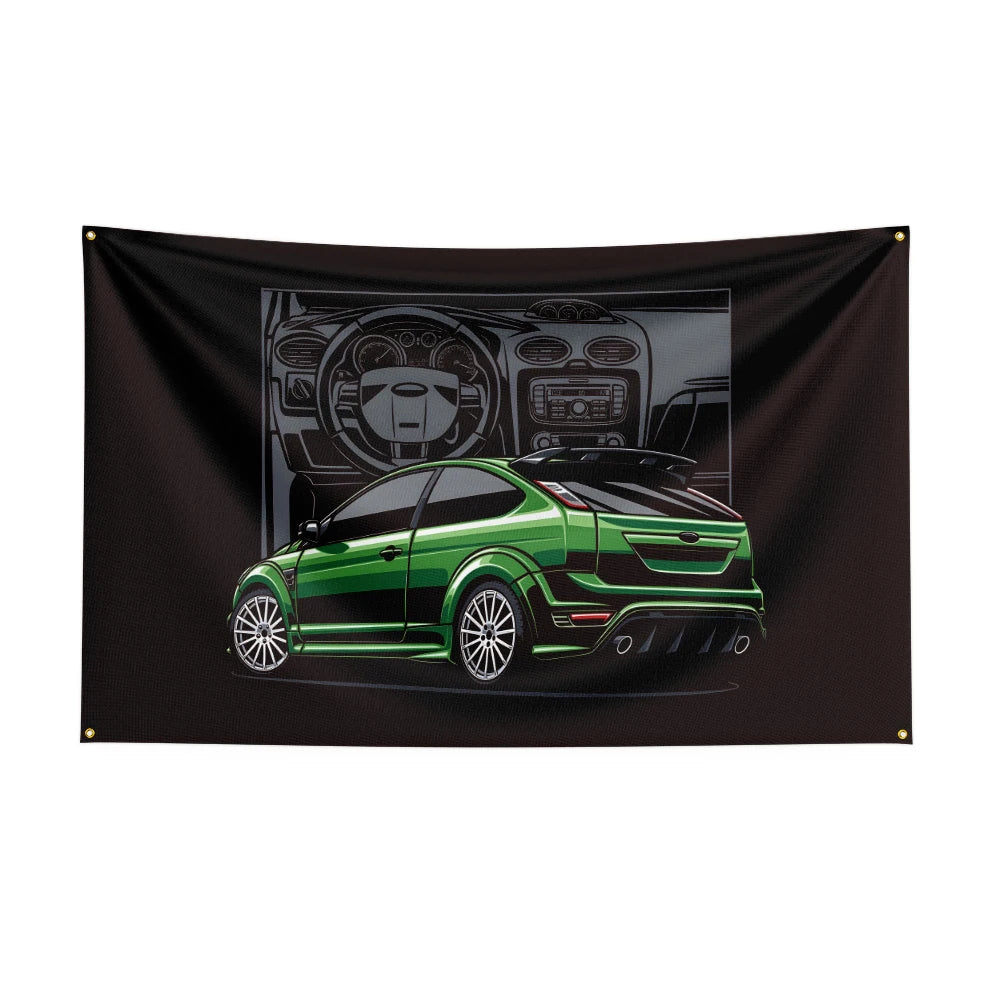 Bandeira JDM Car 4 – 90x150cm para Decoração Automotiva