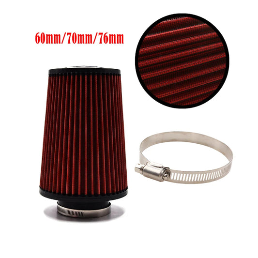 Filtro de Ar Esportivo Universal – Alta Vazão 60MM a 76MM