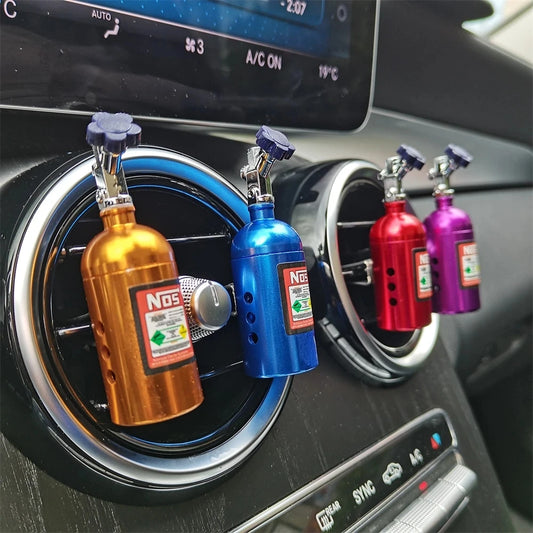 Difusor de Aroma NITRO Turbo NOS para Carros – Clipe de Saída de Ar com Design Nitro
