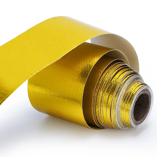 Fita Isolante Térmica Gold 450º – Adesiva, Resistente a Alta Temperatura