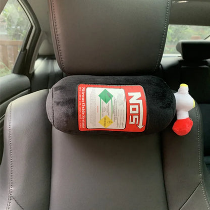 Almofada de Pescoço Cilindro de Nitro – Estilo Racing para Banco de Carro