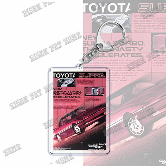 Chaveiro Retrô JDM – Estilo Racing Japonês