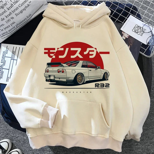 Moletom JDM Unissex – Estampa Casual Drift Culture