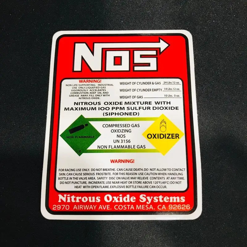 Kit Adesivos Reflexivos NOS – Nitrogênio e Velocidade JDM