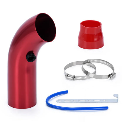 Kit Intake Turbo Universal 3″ (76mm) com Filtro de Ar Esportivo