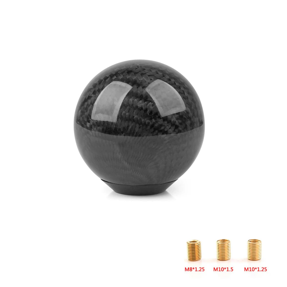 Manopla Esportiva com Acabamento em Fibra de Carbono – 5/6 Marchas Universal