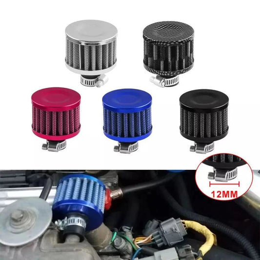Filtro de Ar Esportivo Universal 12mm – Estilo Cogumelo Racing