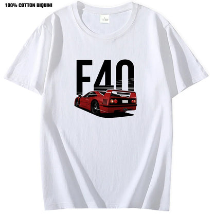 Camiseta Estilo Ferrari F40 – Cultura Automotiva