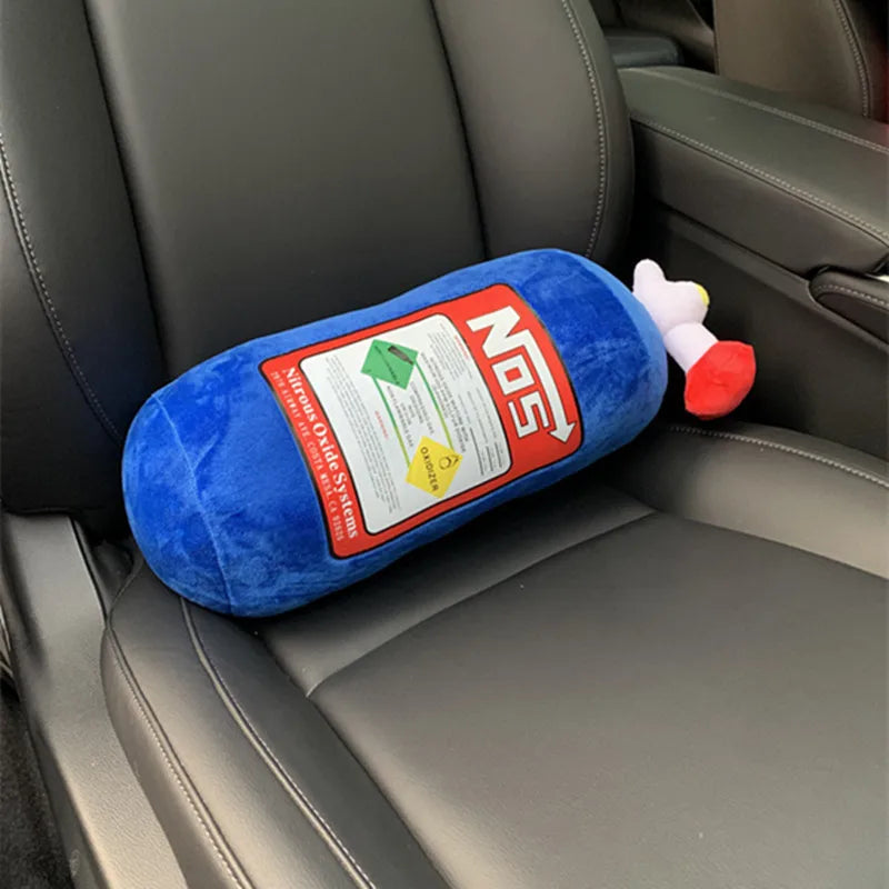 Almofada de Pescoço Cilindro de Nitro – Estilo Racing para Banco de Carro
