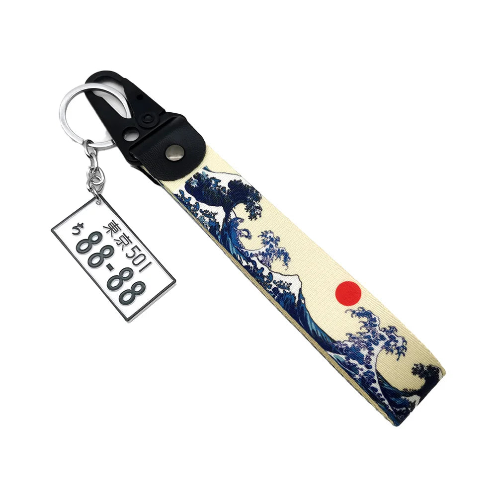 Chaveiro JDM Placa Japonesa – Estilo Racing Importado