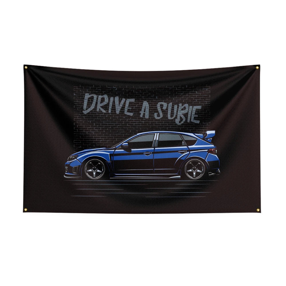 Bandeira JDM Car 4 – 90x150cm para Decoração Automotiva