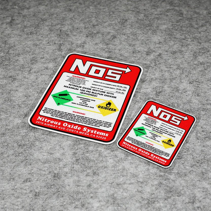 Kit Adesivos Reflexivos NOS – Nitrogênio e Velocidade JDM
