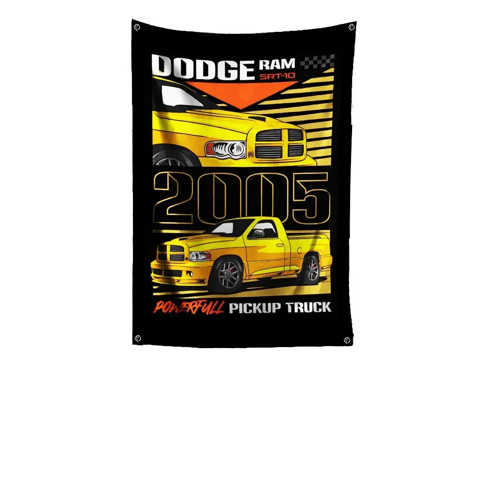 Bandeira JDM Tamanho Grande – Decoração para Garagem, Eventos e Paredes