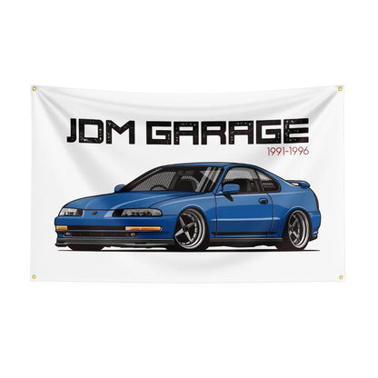 Bandeira JDM Car 4 – 90x150cm para Decoração Automotiva