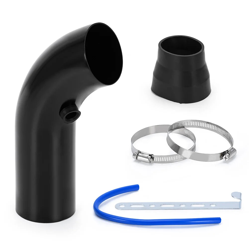 Kit Intake Turbo Universal 3″ (76mm) com Filtro de Ar Esportivo