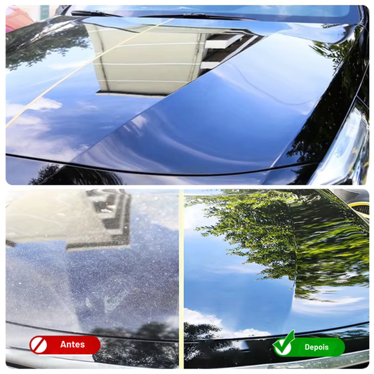 Revestimento Nano Cerâmico 3 em 1 para Carros – Polidor, Protetor e Selante com Efeito Hidrofóbico Cristalino